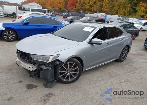 2018 Acura Tlx Tech Pkg из США, поврежденный, VIN 19UUB2F52JA005417